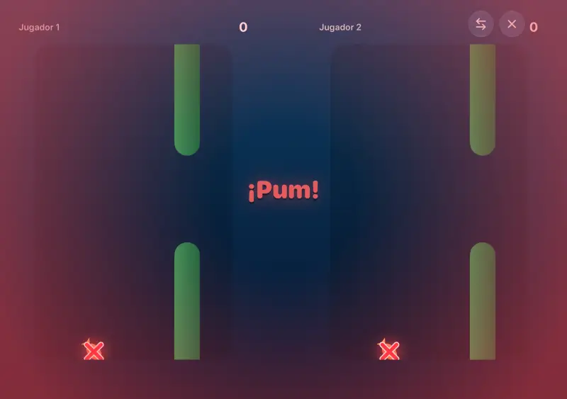 El iPhone Duo abierto: el agua se ha derramado por el pliegue en un acuario ancho.